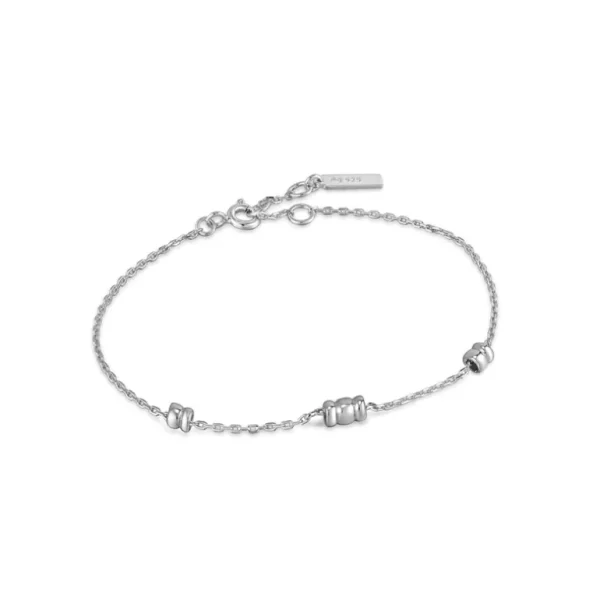 Ania Haie Smooth Operator armband - Smooth Twist Chain Silver B038-01H