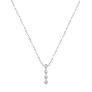 Ania Haie Spike it Up ketting met hanger - Silver Spike Drop Silver N025-01H