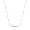 Ania Haie Tough Love ketting - Silver Arrow Bar Silver N049-01H