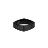 AZE Jewels Carre - Noir ring AZ-RG001-B