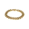 AZE Jewels Gourmette Full Flat - Gold armband AZ-BM001-D