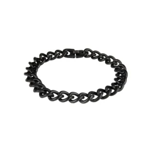 AZE Jewels Gourmette Satin - Noir armband AZ-BM002-B