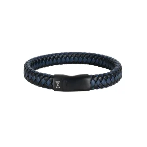 AZE Jewels Iron Jack Royal-Blue-on-Black armband AZ-BL005-Q