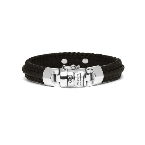 Buddha to Buddha Nurul Small Leather armband Bruin 816BR