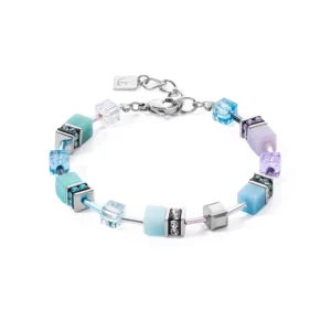 Coeur de Lion Armband - Aqua-Lilac-Silvercolour 2838/30-2026