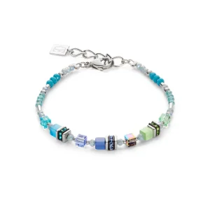 Coeur de Lion Armband - Blue-Green 4562/30-0705