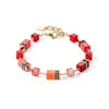 Coeur de Lion Armband - Red-Goldcolour 2838/30-0300