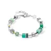 Coeur de Lion Armband - Silver-Green 2838/30-0500