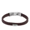 Fossil Stalen Jewelry armband - Brown Duo JF04702040