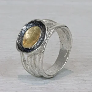 Jéh Jewels Touch of Gold ring - Met 9 karaat rondje 20982