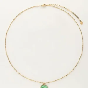 My Jewellery Candy ketting groen Tres Belle - Goud MJ08351-1200