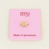 My Jewellery Cubes bedel initiaal (P) - Goud MJ031851200P