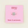 My Jewellery Cubes bedel initiaal (I) - Zilver MJ031851500I