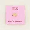 My Jewellery Cubes bedel initiaal (H) - Goud MJ031851200H