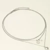 My Jewellery Ketting 3 lagen met logo hartje en parel - Zilver MJ09232-1500