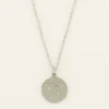 My Jewellery Ketting met munt en ster - Zilver MJ08429-1500