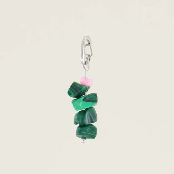 My Jewellery Moments charm malachite stone - Zilver MJ030311500