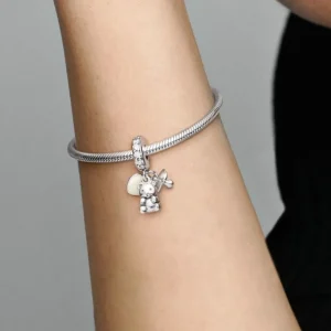 Pandora Baby Teddybeer Hangende Bedel 792100CZ