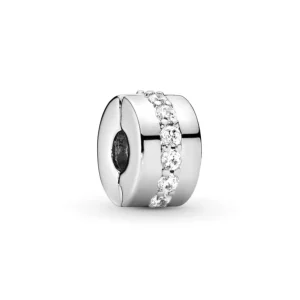 Pandora Clear Sparkling Row Clip Bedel 791972CZ