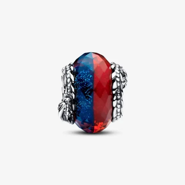 Pandora Game of Thrones Ice & Fire Dragons Dual Murano Glass Charm 792966C00