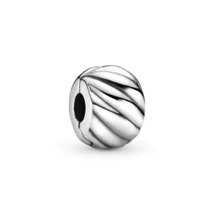 Pandora Polished Feathered Clip Bedel 791752