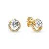 Pandora Sparkling Round Halo Stud Earrings 261248C01