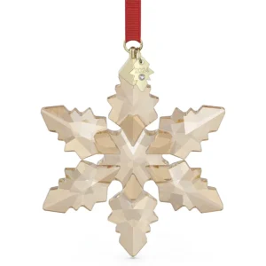 Swarovski Annual Edition kristallen ornament Ornament Festive 2024 Goud/Rood 5674349