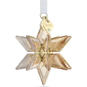 Swarovski Annual Edition kristallen ornament 3D Festive 2023 Wit/Goud 5653577