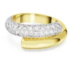 Swarovski Dextera ring Round Cut Goud/Wit