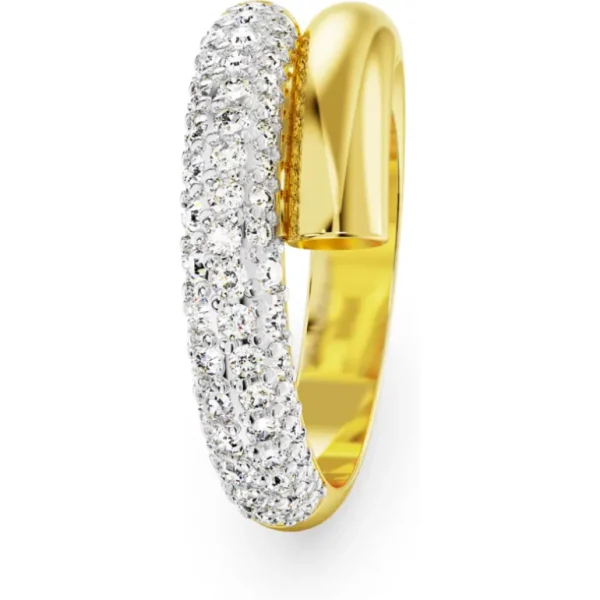 Swarovski Dextera ring Round Cut Goud/Wit