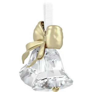 Swarovski Holiday Magic kristallen ornament Kerstklokken Wit/Goud 5686321