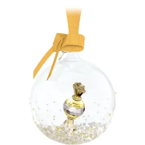 Swarovski Holiday Magic kristallen ornament Cheers Dulcis Yellow Wit/Goud 5688315