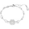 Swarovski Idyllia armband Verschillende slijpvormen Zilver/Wit 5691485