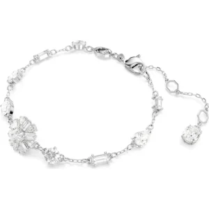 Swarovski Idyllia armband Verschillende slijpvormen Zilver/Wit 5691485