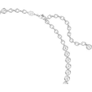 Swarovski Imber ketting Tennis ronde slijpvorm Zilver/Wit 5682595