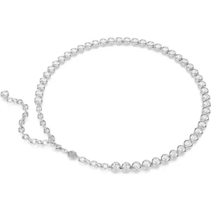 Swarovski Imber ketting Tennis ronde slijpvorm Zilver/Wit 5682595