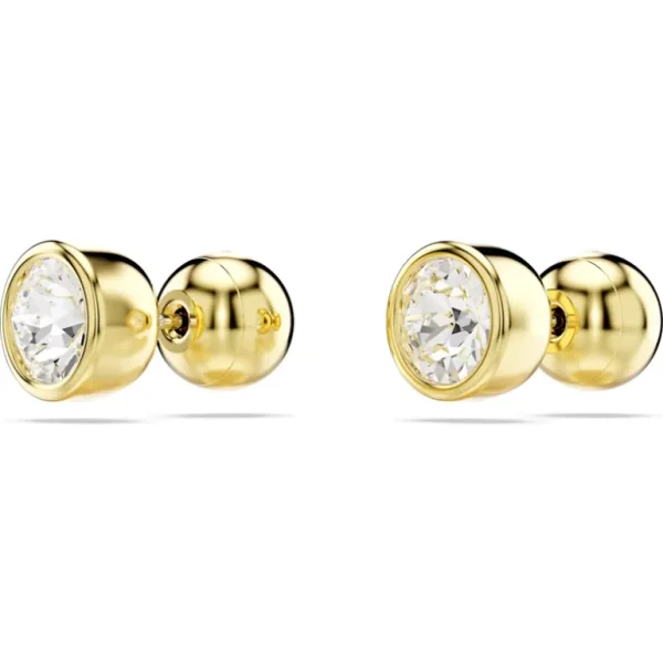 Swarovski Imber oorbellen Ronde slijpvorm Goud/Wit 5681552