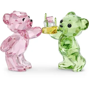 Swarovski Kris Bear kristallen beeldje Birthday Bears Roze/Groen/Geel/Wit 5639858