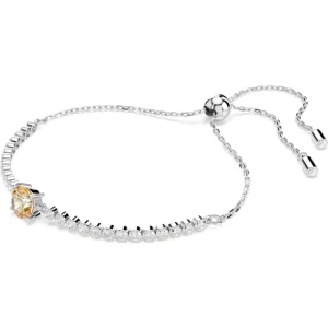 Swarovski Matrix armband Tennis verschillende slijpvormen Zilver/Wit (M) 5690694