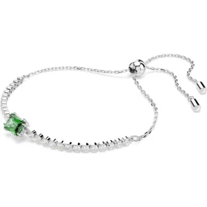 Swarovski Matrix armband Tennis verschillende slijpvormen Zilver/Wit (M) 5693411