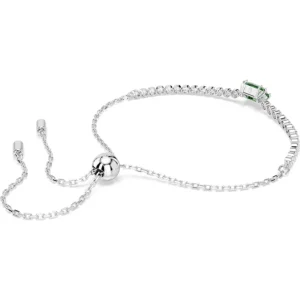 Swarovski Matrix armband Tennis verschillende slijpvormen Zilver/Wit (M) 5693411