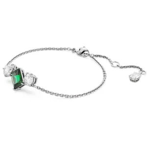 Swarovski Mesmera armband Verschillende slijpvormen Zilver/Groen 5668360