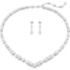 Swarovski Mesmera set Verschillende slijpvormen Zilver/Wit 5674306