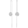 Swarovski Meteora oorbellen Oorhangers Zilver/Wit 5683448