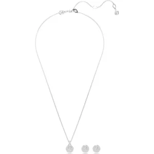 Swarovski Meteora set Sneeuwpave gezet ketting en oorbellen Zilver/Wit 5683445